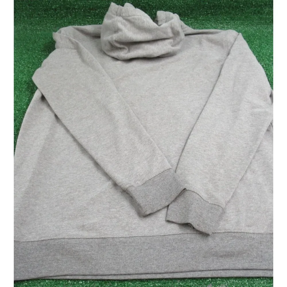 YETI Hoodie Mens Medium‎ Gray Long Sleeve Pullover Graphic Hooded Cooler